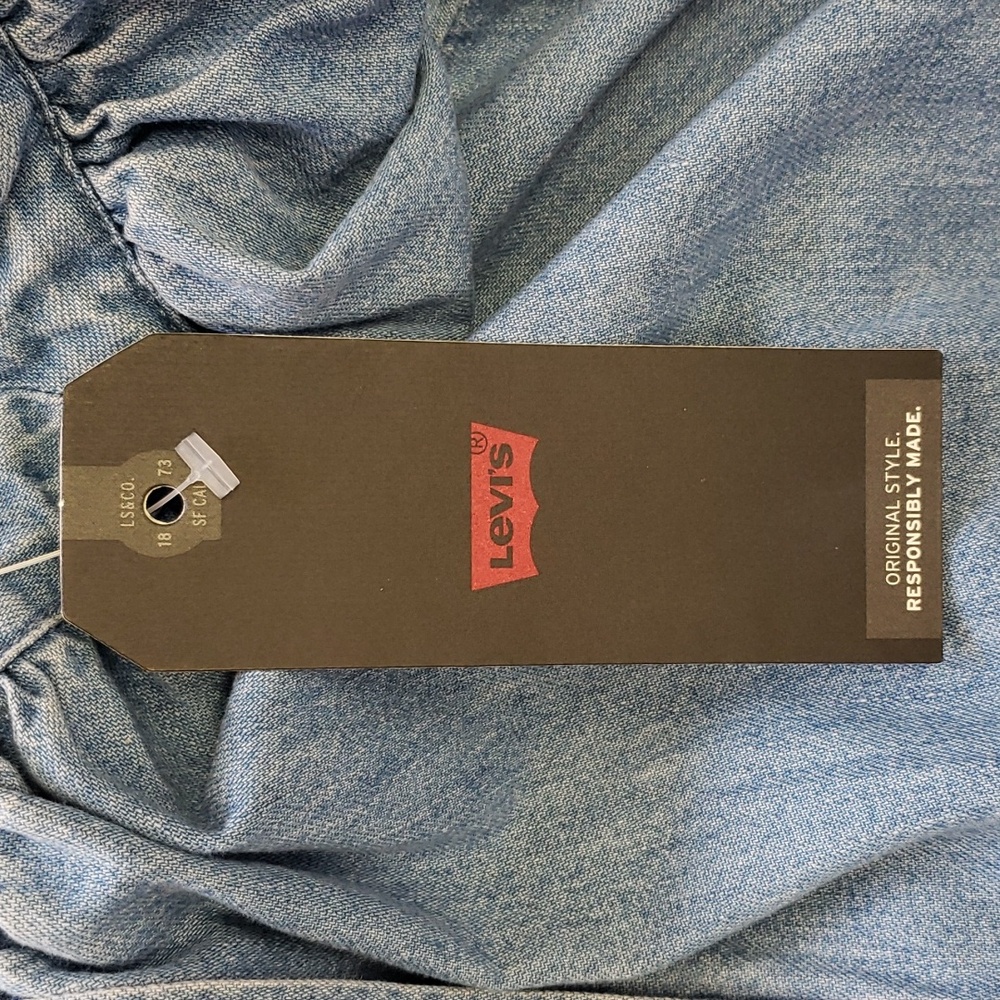 Levi's Light Blue Midi Dress - Picture 13 of 15